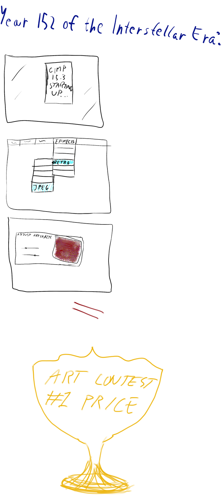 Giffing warp trails is a bit.. yesterday.