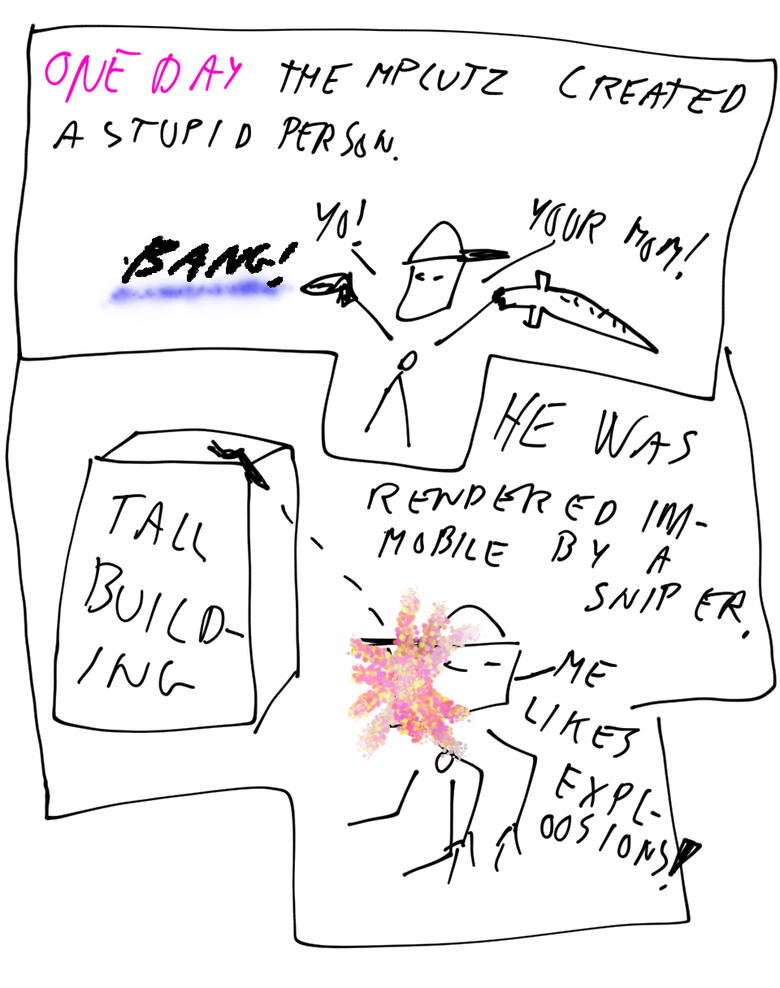 Stupidity is airborne.